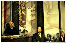 Virginia Norfolk General Douglas Macarthur Memorial Mural Macarthur Addressing Congress April 1951 - Norfolk