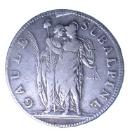 Italie Gaule Subalpine 5 Francs An 10 (1802) Turin - Napoleonic