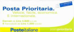 2001 - Italia Libretto 21 Posta Prioritaria   ------ - Libretti