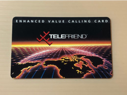 USA UNITED STATES America Global Telemedia Prepaid Telecard Phonecard, TeleFriend, Set Of 1 Card - Verzamelingen