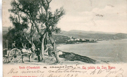 SAN REMO ROUTE D'OSPEDALETTI 1902 PRECURSEUR TBE - San Remo