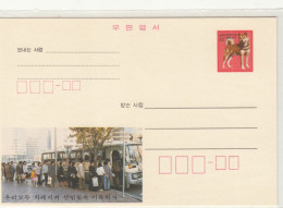 Korea / Illustrated Stationery Postcards / Dogs / Transport - Corée (...-1945)