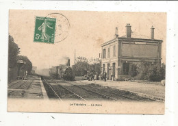 Cp,  Chemin De Fer, La Gare Avec Train, 27, LE FIDELAIRE, Voyagée 1908 - Estaciones Con Trenes