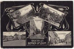 Groeten Uit Bergen Op Zoom: De Zoom, Kazerne Koornmarkt, Fortuinstraat, Bonte Brug, Lievevrouwestraat - (Noord-Brabant) - Bergen Op Zoom