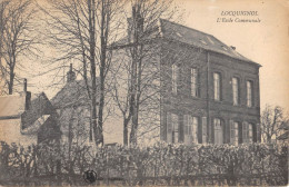 CPA 59 LOCQUIGNOL ECOLE COMMUNALE / CLICHE RARE - Sonstige & Ohne Zuordnung