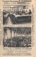 CPA 59 HAUTBOURDIN TISSAGES MECANIQUES F.LEBORGNE 46 RUE DE LA GARE - Altri & Non Classificati