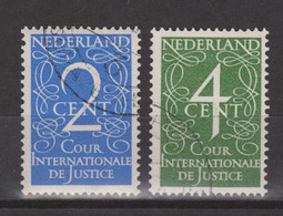 NVPH Nederland Netherlands Pays Bas Niederlande Holanda 25-26 Used Dienst Zegel Service Stamp Timbre Cour Sello Oficio - Servizio