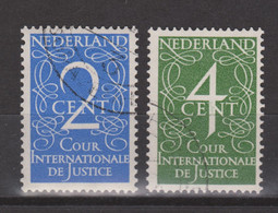 NVPH Nederland Netherlands Pays Bas Niederlande Holanda 25-26 Used Dienst Zegel Service Stamp Timbre Cour Sello Oficio - Officials