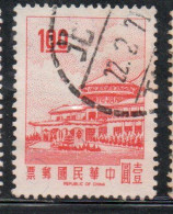 CHINA REPUBLIC CINA TAIWAN FORMOSA 1968 SUN YAT-SEN CHUNGSHAN BUILDING YANGMINGSHAN 1$ USED USATO OBLITERE' - Oblitérés