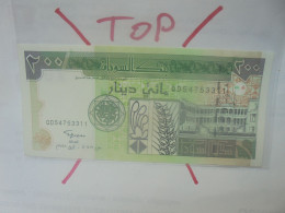 SOUDAN 200 DINARS 1998 (8 Chiffres) Neuf (B.29) - Sudan