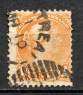 Col33 Canada  1868 N° 19a Orange Oblitéré Cote : 100,00€ - Used Stamps