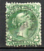 Col33 Canada  1868 N° 20 Oblitéré Cote : 50,00€ - Used Stamps