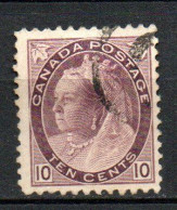 Col33 Canada  1898 N° 71 Oblitéré Cote : 22,00€ - Usati