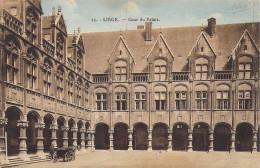 BELGIQUE - LIEGE - Cour Du Palais - Carte Postale Ancienne - Luik