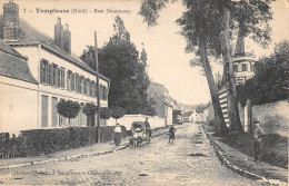 CPA 59 TEMPLEUVE RUE DEMESMAY / ATTELAGE A CHIENS - Other & Unclassified