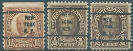 Stati Uniti D'america,United States,U.S.A,1932 Overprint NEW YORK - Locals & Carriers