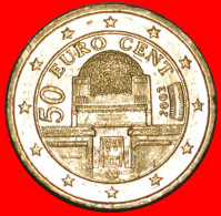 * NORDIC GOLD (2002-2007): AUSTRIA  50 EURO CENTS 2002 SECESSION! ·  LOW START · NO RESERVE! - Oesterreich