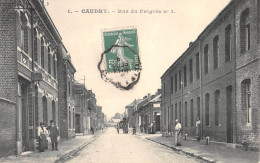 CPA 59 CAUDRY RUE DU PROGRES N°1 - Autres & Non Classés