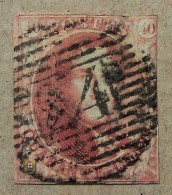 1849 Belgien Mi.5 A (Wz.1), 40c /o - 1849-1850 Medallones (3/5)