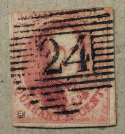 1851 Belgien Mi.5 B, 40c /o - 1849-1850 Medallones (3/5)