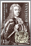 ROMANIA 2023  Dimitrie Cantemir, Ruler Of Moldavia ,350th Anniversary Of His Birth   - Set Of 1 Stamp MNH** - Unused Stamps