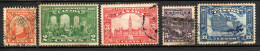 Col33 Canada  1927 N° 121 à 125 Oblitéré Cote : 18,50€ - Oblitérés