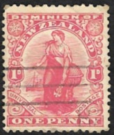 Nouvelle Zelande  1909 -  YT  136 Avec Filigrane  - Zealandia -  Oblitéré - Used Stamps