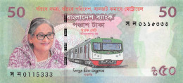 Bangladesh 50 Taka 2022 Unc Pn 72a, Banknote24 - Bangladesh