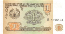 Tajikistan 1 Ruble 1994 Unc Pn 1a, Banknote24 - Tayikistán