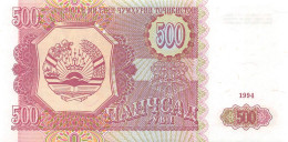 Tajikistan 500 Rubles 1994 Unc Pn 8a, Banknote24 - Tadschikistan