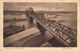 Allemagne - DUISBURG - Ruhrart - Rheinbrücke - Cartes Postales Anciennes - Duisburg