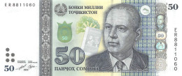 Tajikistan 50 Somoni 2021 Unc Pn 26d, Banknote24 - Tadjikistan
