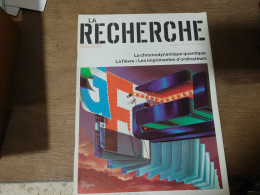 123 //   LA RECHERCHE / LA CHROMODYNAMIQUE QUANTIQUE / LA FIEVRE / LES IMPRIMANTES D'ORDINATEURS / 1981 - Science