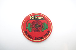 Militaria - PATCH : Original Bilsom Antibruit Special Tirreur  - Weapon Patch Gun Pistol - Uniformes