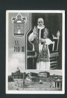 VATICANO 1933  GIARDINI E MEDAGLIONI 20 C. SU CARTOLINA VIAGGIATA - Cartas Máxima