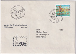 MiNr. 2170 Schweiz 2010, 3. Sept. Jimmy Flitz Die Schweizermaus Gelaufenes Bedarfs FDC - Cartas & Documentos