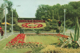 BELGIQUE - Groeten Uit Oostende (bloemen-uurwerk) - Horloge Fleurie - Jardin - Colorisé - Carte Postale Ancienne - Oostende