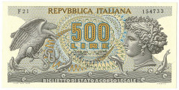 500 LIRE BIGLIETTO DI STATO ARETUSA 23/02/1970 QFDS - Autres & Non Classés