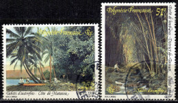 F P+ Polynesien 1994 Mi 660-61 Tahiti - Usati