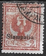 DODECANESE 1912 Italian Stamp With Overprint STAMPALIA 2 Ct. Redbrown Vl. 1 - Dodecanese