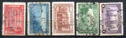 Col33 Canada  1938 N° 197 à 201 Oblitéré Cote : 30,00€ - Used Stamps
