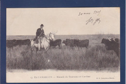 CPA Provence Camargue Taureaux Gardians Non Circulé - Provence-Alpes-Côte D'Azur