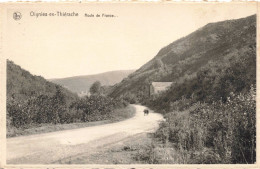 BELGIQUE - Oignies En Thiérache - Route D France - Animé - Montagne - Prés - Carte Postale Ancienne - Philippeville