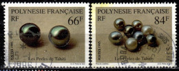 F P+ Polynesien 1995 Mi 684-85 Perlen - Used Stamps