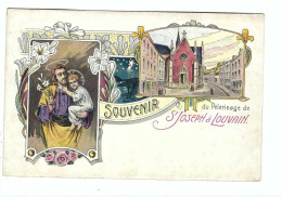 Leuven   SOUVENIR Du Pélérinage  St JOSEPH à LOUVIN 1908  Litho - Leuven