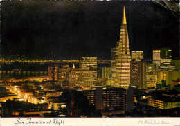 Postcard United States > CA - California > San Francisco Night - San Francisco