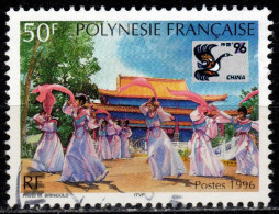 F P+ Polynesien 1996 Mi 709 Tänzerinnen - Used Stamps