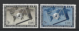 Timbre  Nations Unies  New  York En Neuf ** N 17/18 - Unused Stamps