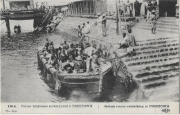 Sierra  Leone -  1914 -  Forces Anglaises  Embarquant A Freetown - Sierra Leone