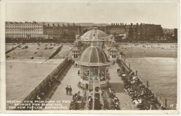 22454) GB UK Eastbourne Dome Of Pier Bandstand Pavilion Real Photo RPPC - Eastbourne